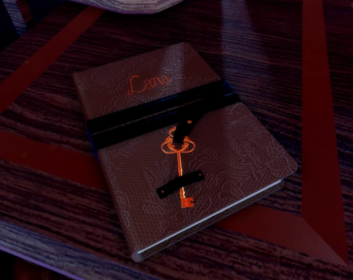 The diary of Lana in the Winter Quest after finding the cabin.