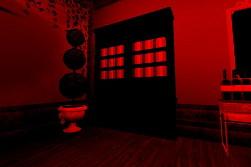 Door #4 inside (Bookshelf/Secret Door (Closed))
