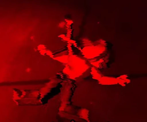 Lana lying on the ground with a sword visibly stuck in her stomach, shown in the video at 0:08.