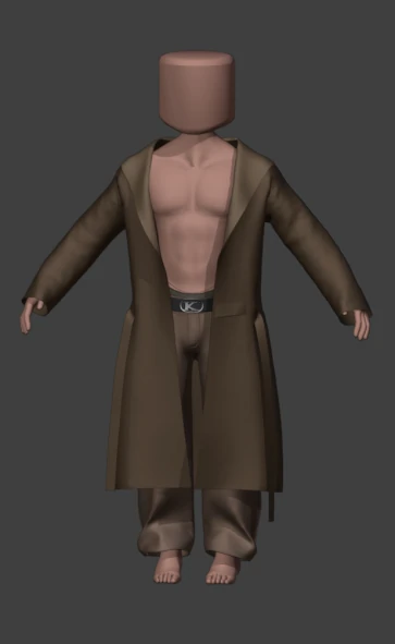 Scrapped Male Trench Coat.[26]