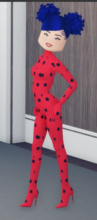 Miraculous Ladybug Polka Dot Pattern, unused due to possible copyright