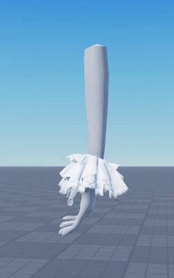 Scrapped ruffled cuff for the Halloween Update[13]