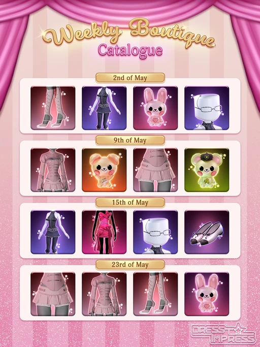 May 2026 catalog posted by Dress To Impress