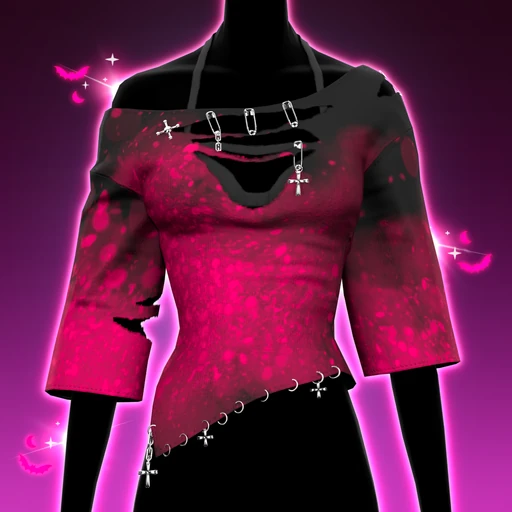 Stained Emo Top