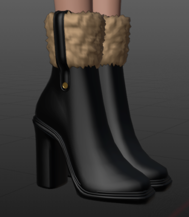 Fur Strap Boots